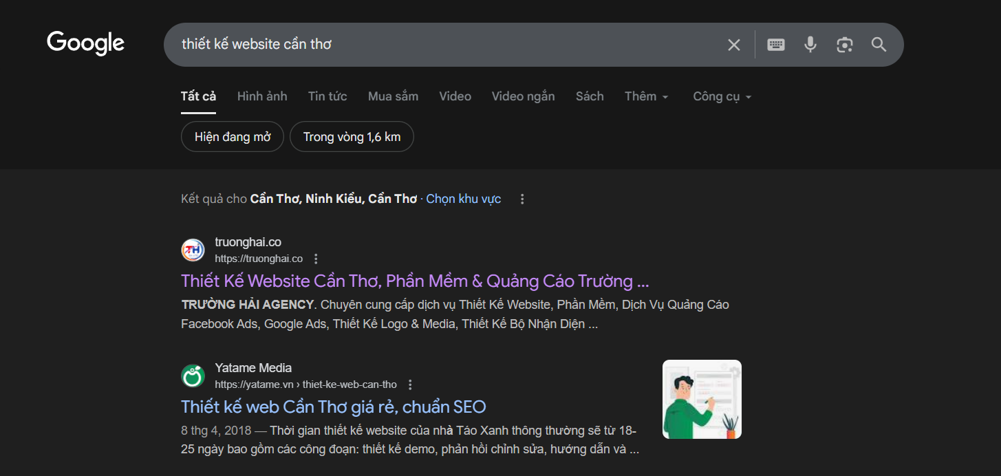 Quảng cáo google tìm kiếm Phú Quốc
