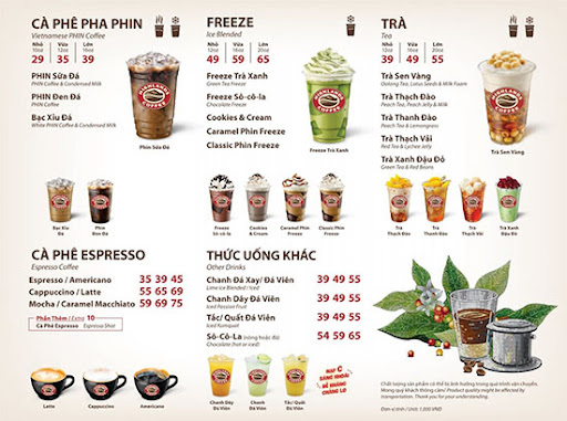 Bí quyết thiết kế menu cho quán cafe đẹp