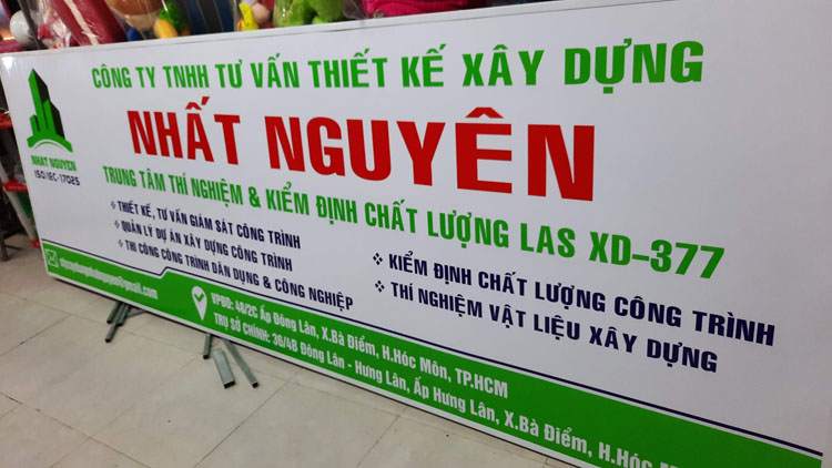 In Ấn Bảng Hiệu Trà Vinh giá rẻ