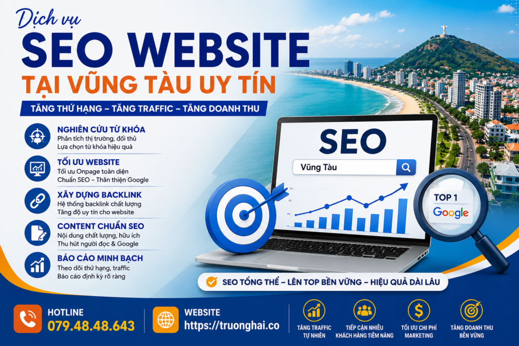 Dịch vụ SEO website tại Vũng Tàu uy tín